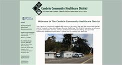 Desktop Screenshot of cambria-healthcare.org